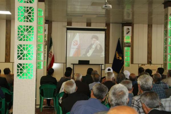 همایش نکوداشت پیشکسوتان دفاع مقدس در تکاب همزمان با سخنرانی رهبر انقلاب تصویر خبر