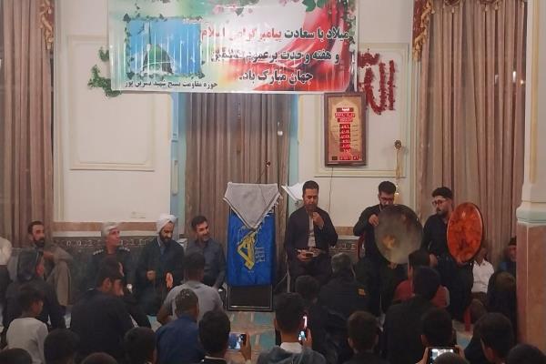 🔺جشن مولودی خوانی در روستای چوپلو برگزارشد تصویر خبر