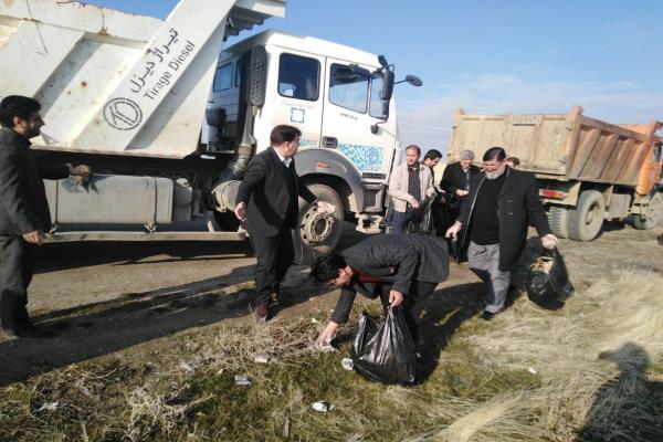 حضور فرماندار تکاب در پویش ملی "مسیر سبز ایران پاک" تصویر خبر