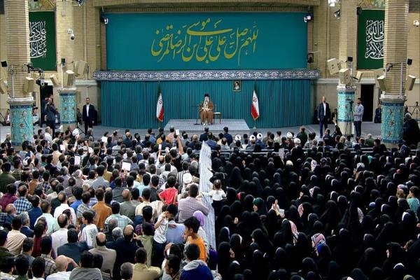 📢 رهبرانقلاب دیشب در جمع خانوادههای سپاه حفاظت ولیامر: تصویر خبر